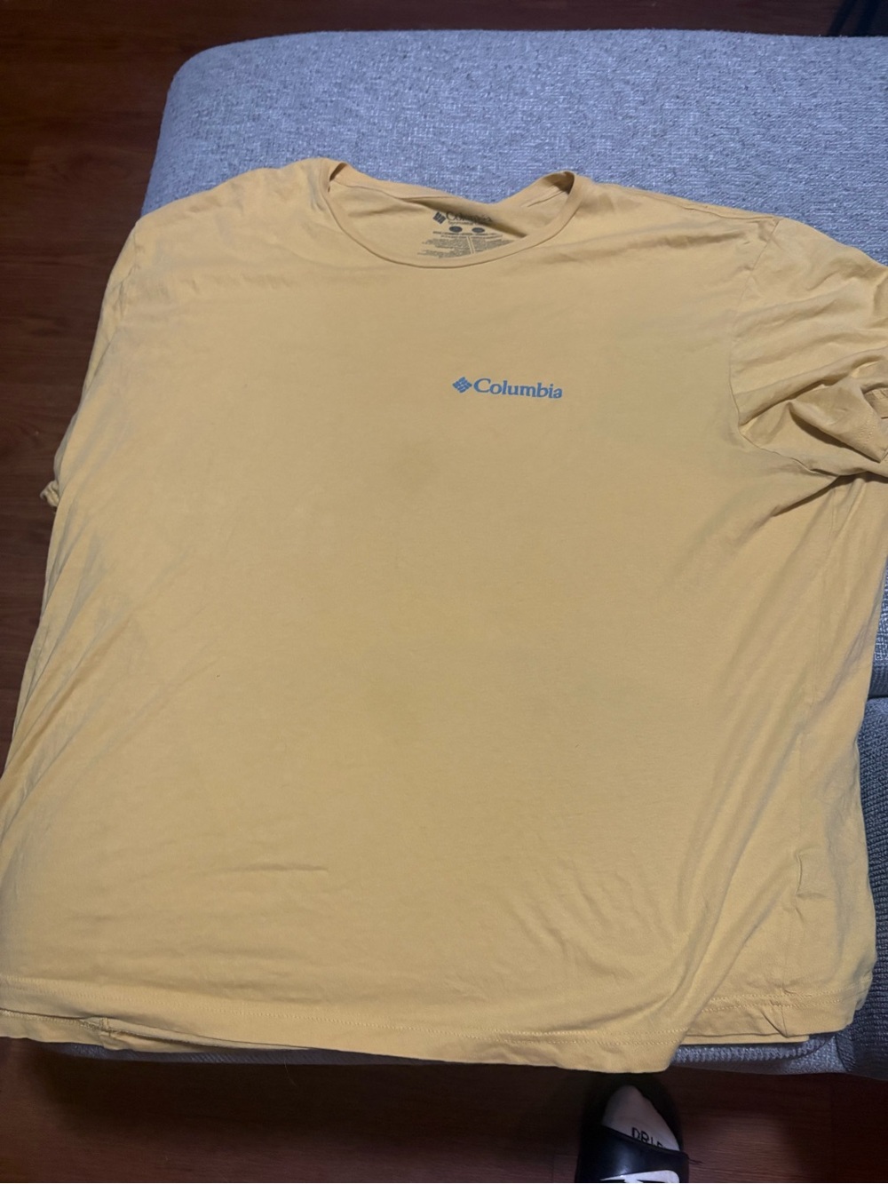 Columbia Men's XXXL Beige Graphic Outdoor Cotton Jersey T-Shirt Short Sleeve